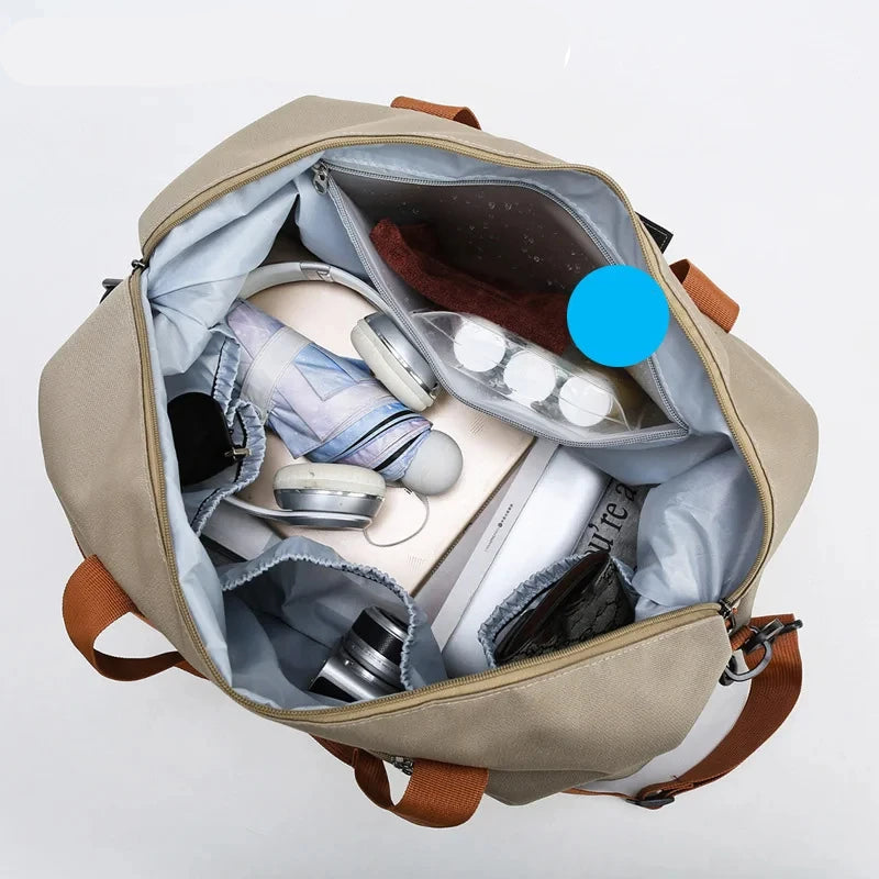 Sac weekend homme magnifique et coloré Kaki-Bleu-Gris-Noir-Vert-Rose-Jaune-Rouge-Bleu Feuille-ShopGET®