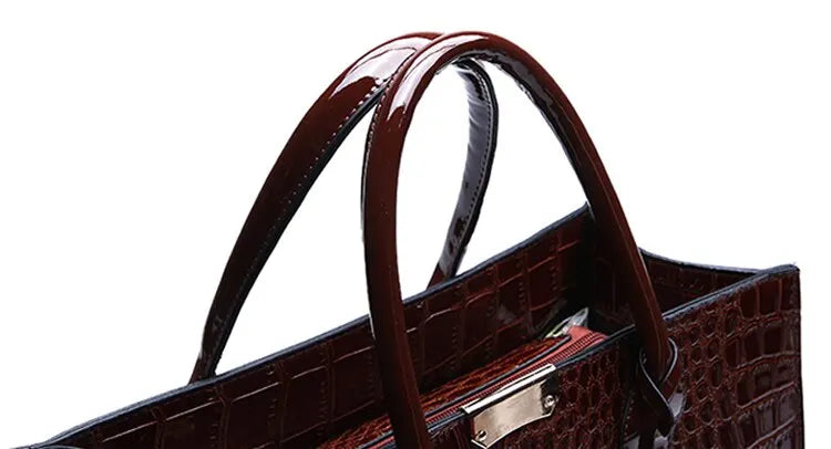 Sac cabas femme business 34x13x24cm / Rouge-34x13x24cm / Marron-34x13x24cm / Noir-ShopGET®
