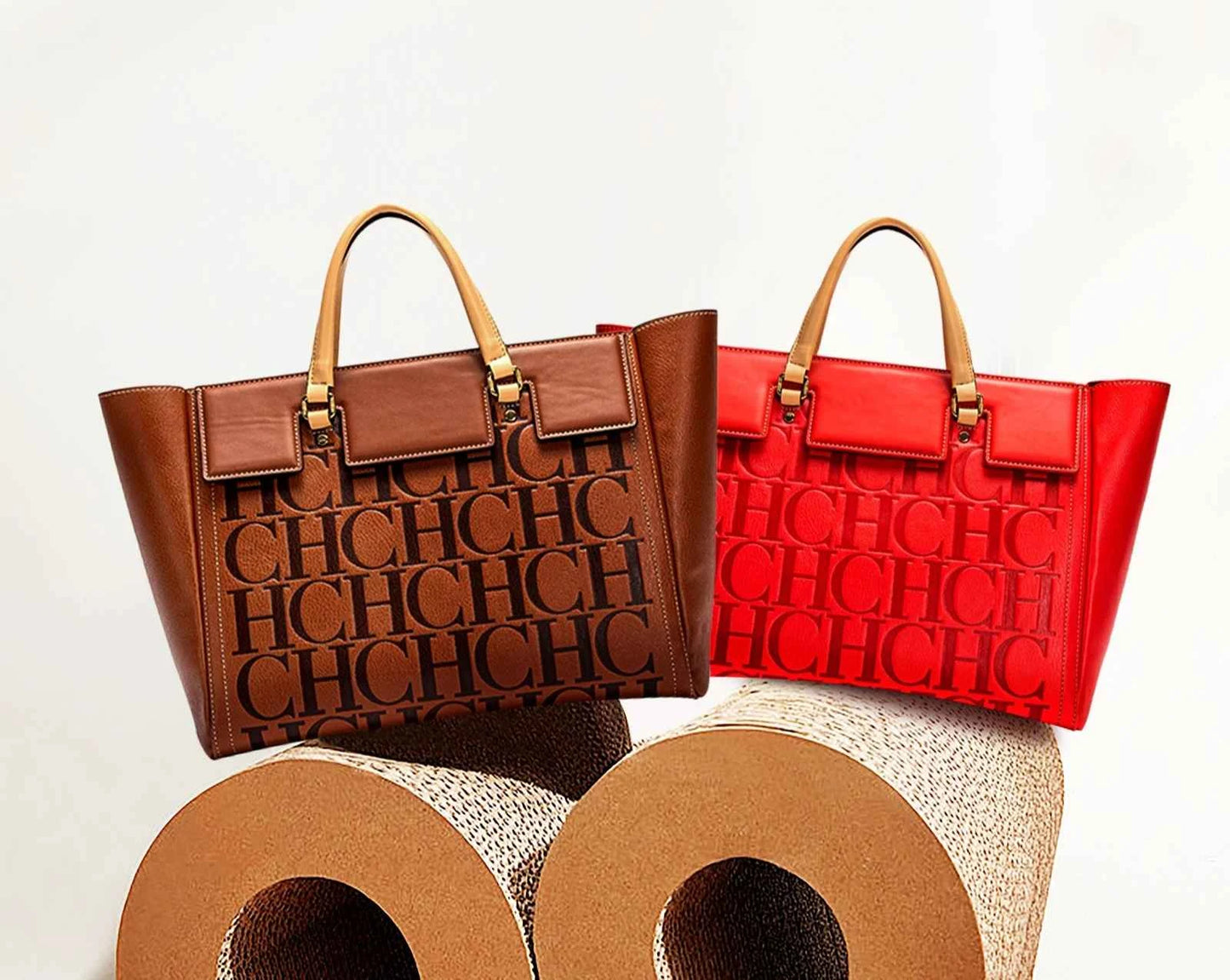Sac cabas femme solide Marron-Bleu navy-Shopget