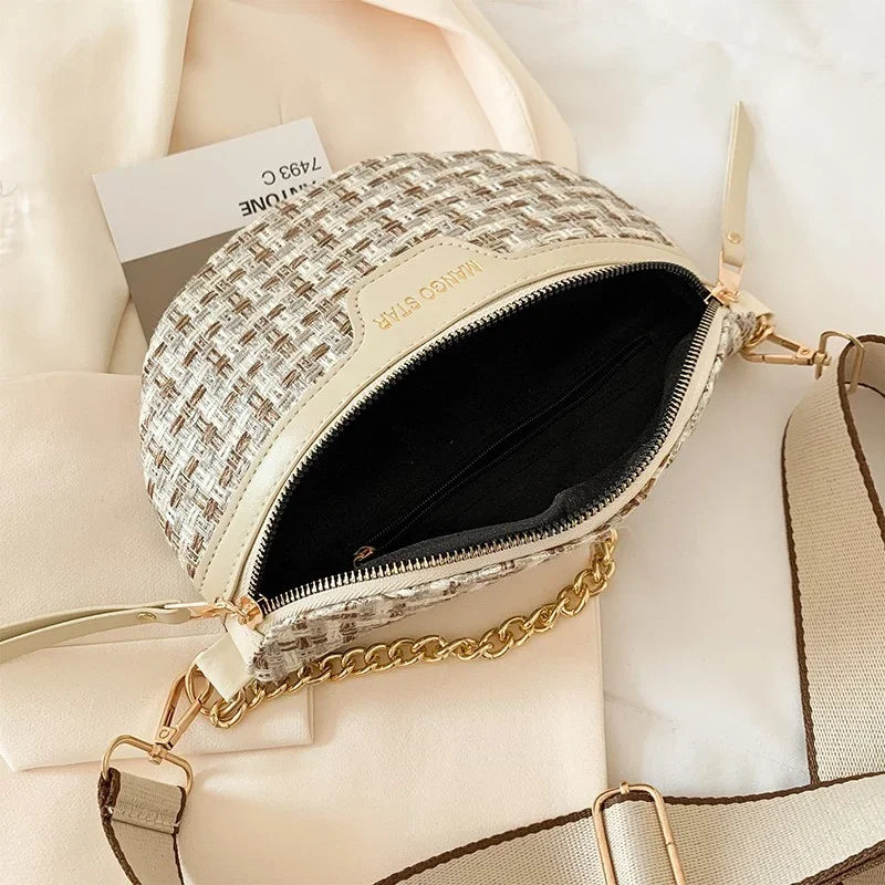 Petit sac banane femme tendance avec chaine