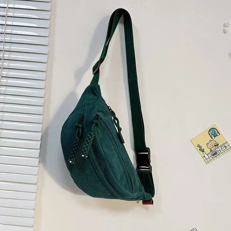 Sac banane marron pour homme