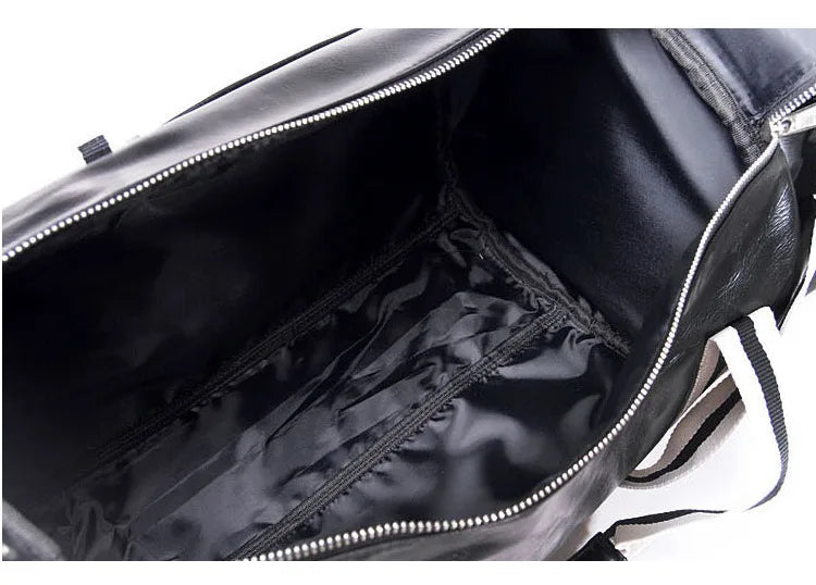 Sac polochon voyage femme original Noir-Noir Jaune-Bordeau-Bleu-ShopGET®