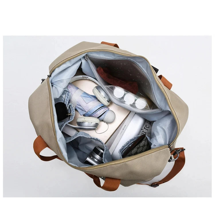 Sac weekend homme magnifique et coloré Kaki-Bleu-Gris-Noir-Vert-Rose-Jaune-Rouge-Bleu Feuille-ShopGET®