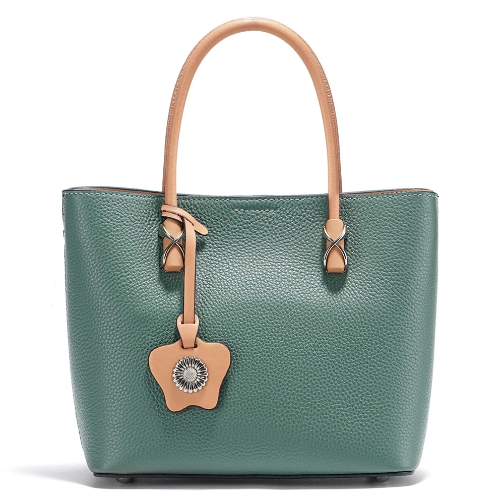 Sac cabas noir Zency Noir-Vert-Kaki-Apricot-Beige-ShopGET®