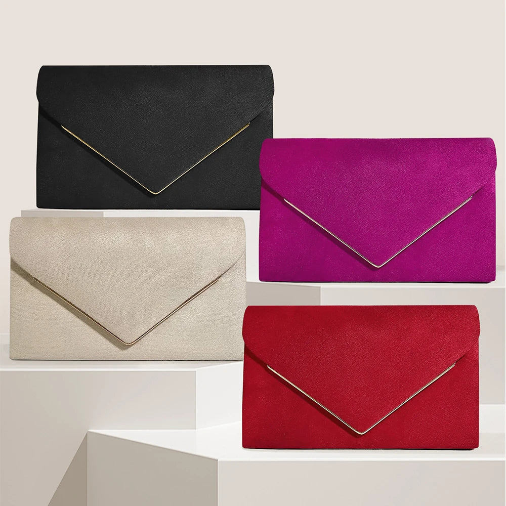 Pochette femme orange Rouge A-Rouge B-Noir-Beige-orange-ShopGET®