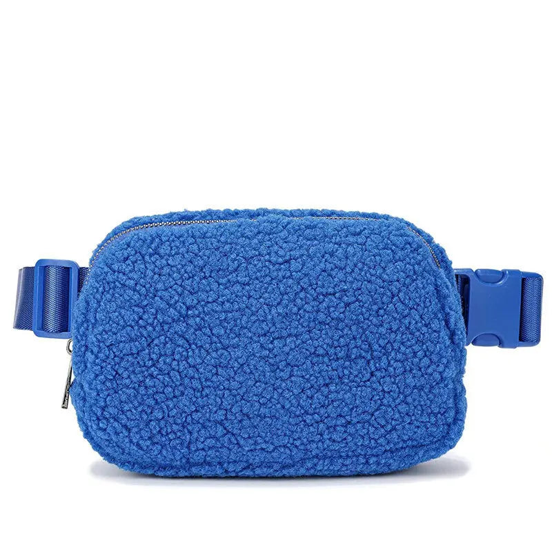 Sac banane velours kaki ceinture
