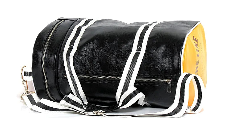 Sac polochon voyage femme original Noir-Noir Jaune-Bordeau-Bleu-ShopGET®