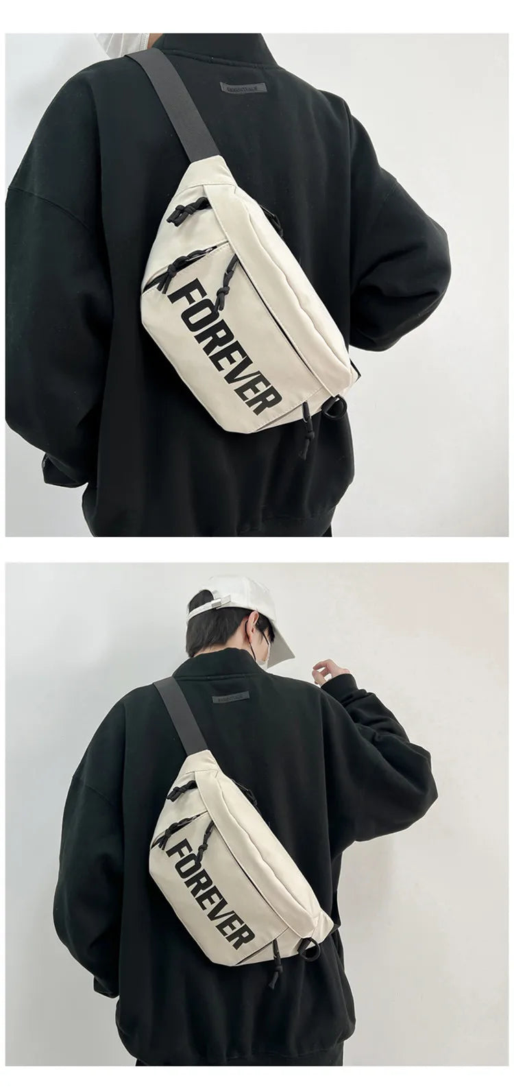 Sac banane chic pour homme
