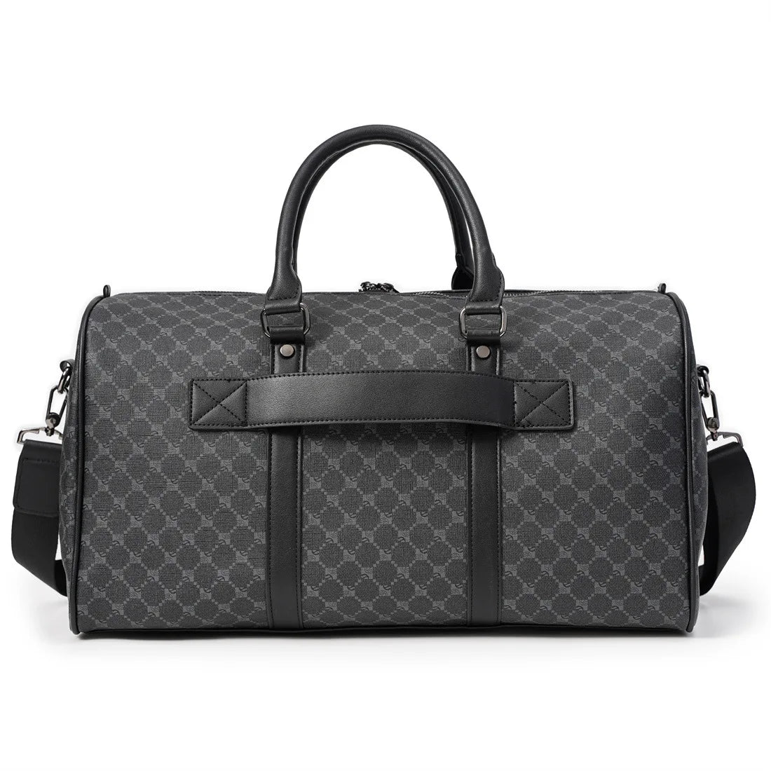 Sac weekend femme voyage confortable en cuir Noir-ShopGET®