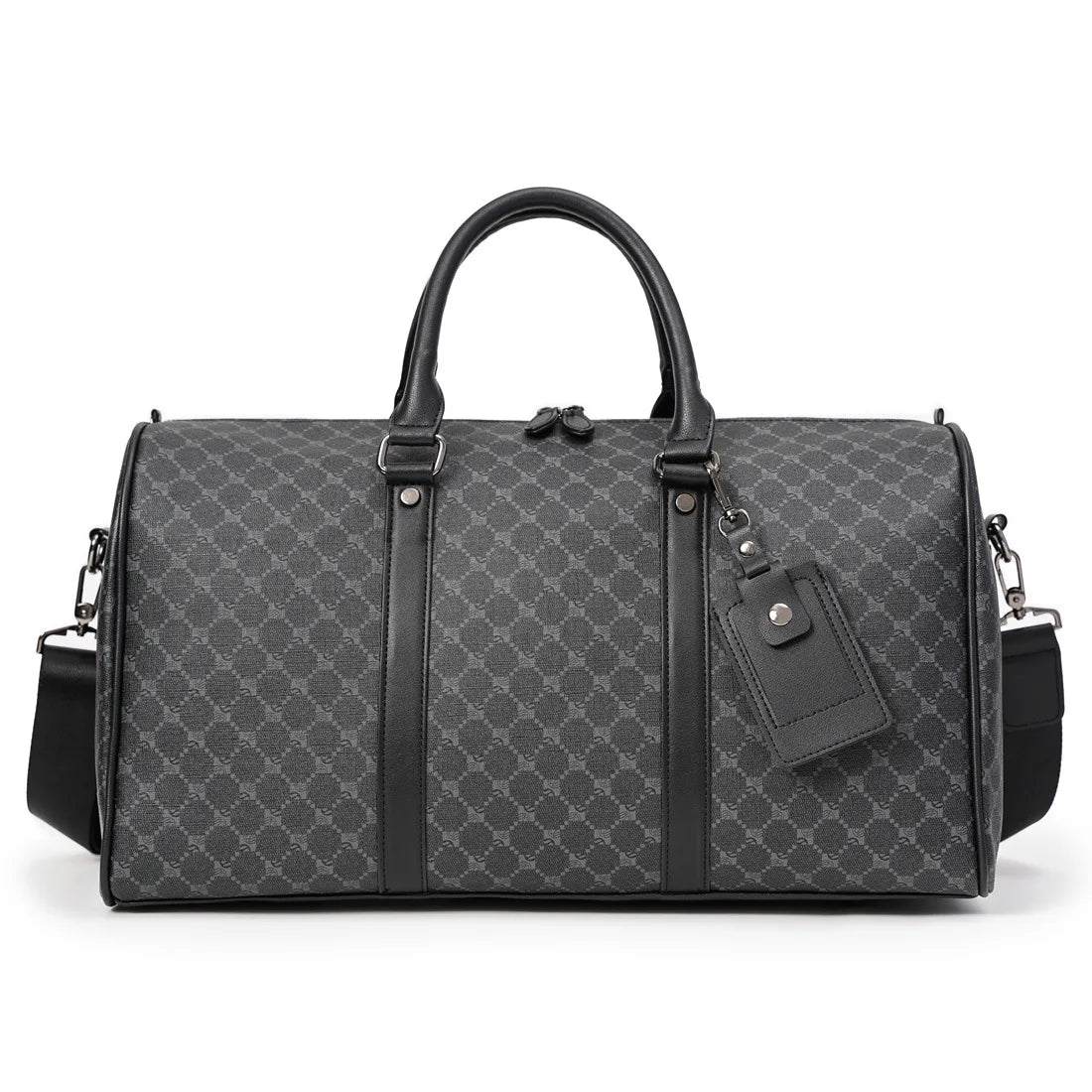 Sac weekend femme voyage confortable en cuir Noir-ShopGET®