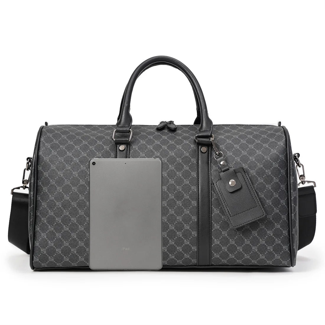 Sac weekend femme voyage confortable en cuir Noir-ShopGET®