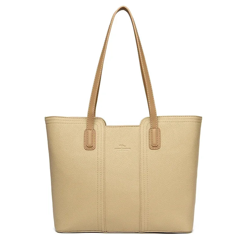 Sac cabas noir Messenger Bleu kaki-Marron-Apricot-Beige-Noir-Kaki-ShopGET®