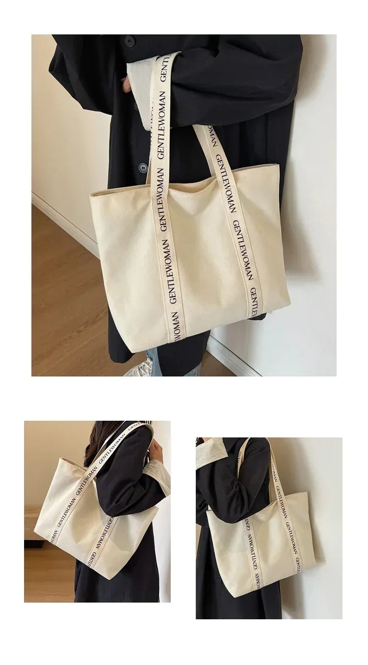 sac cabas tissu femme Noir-Beige-ShopGET®