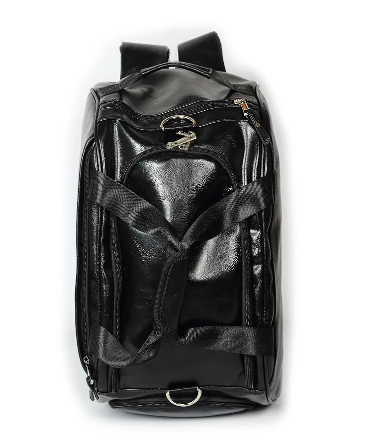 Sac polochon messenger Vert-Noir-ShopGET®