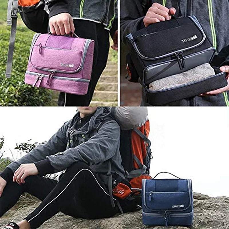 Trousse de toilette homme double compartiments - ShopGET®