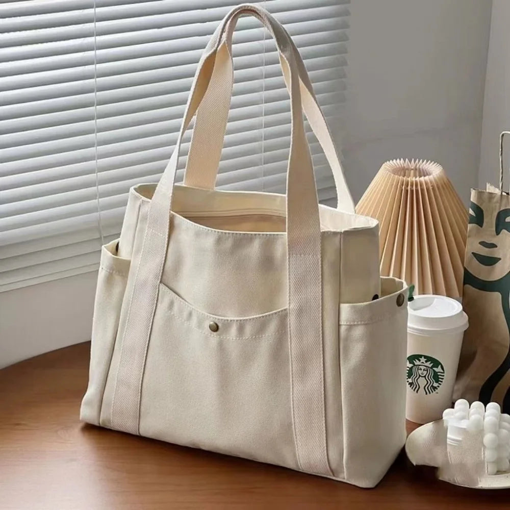 sac cabas tissu noir souple Beige-Kaki-Noir-ShopGET®