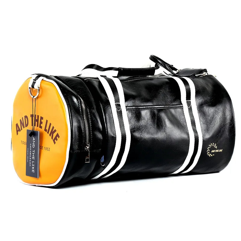 Sac polochon voyage femme original Noir-Noir Jaune-Bordeau-Bleu-ShopGET®