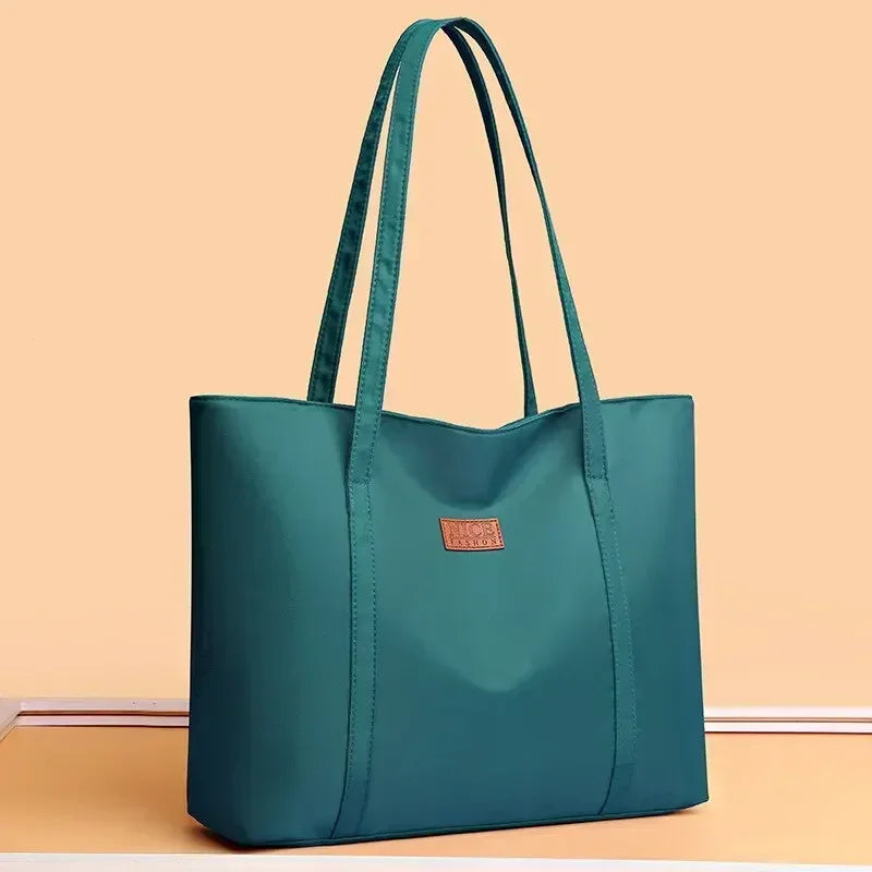 Sac cabas noir Oxford Rouge-Bleu-Gris et Blanc-Noir-ShopGET®