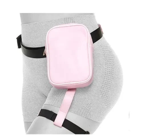 Sac banane en cuir femme moto