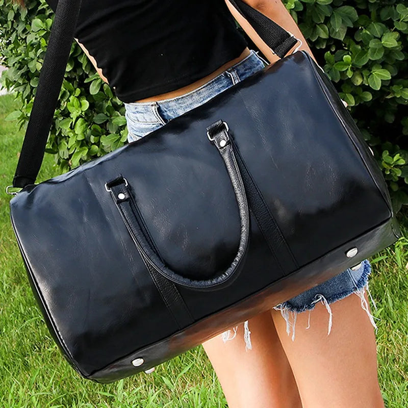 Sac weekend noir femme Marron-Café-Bleu-Noir-ShopGET®