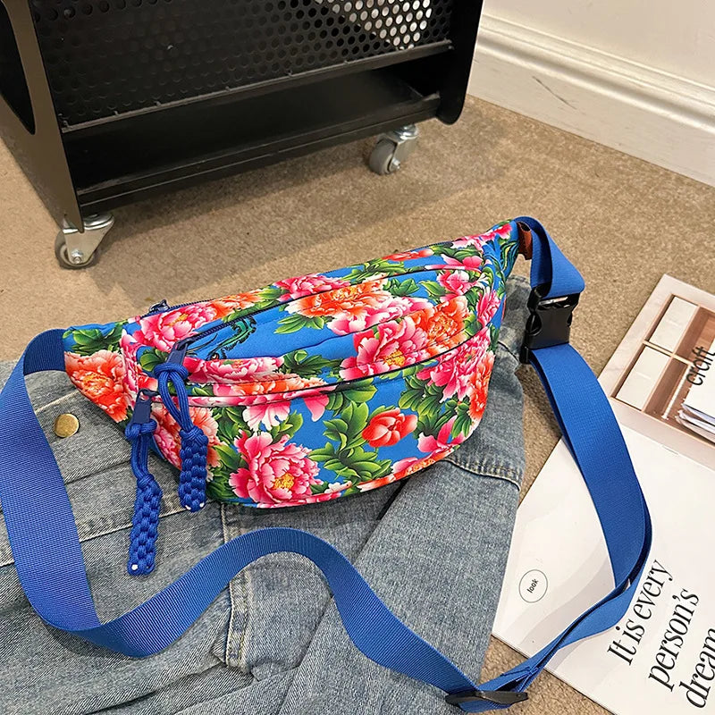 Sac banane fleurs pour homme / f