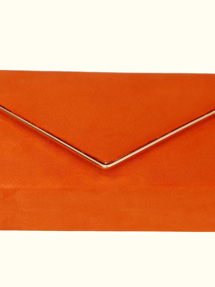 Pochette femme orange Rouge A-Rouge B-Noir-Beige-orange-ShopGET®