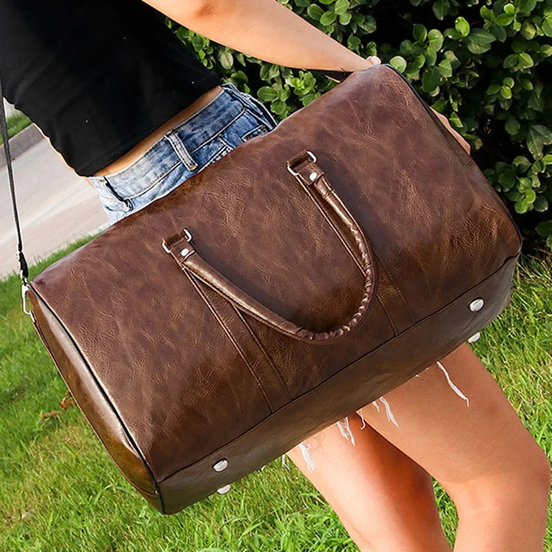 Sac weekend noir femme Marron-Café-Bleu-Noir-ShopGET®