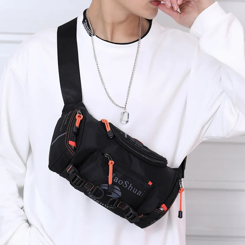 Sac banane tissu pour homme