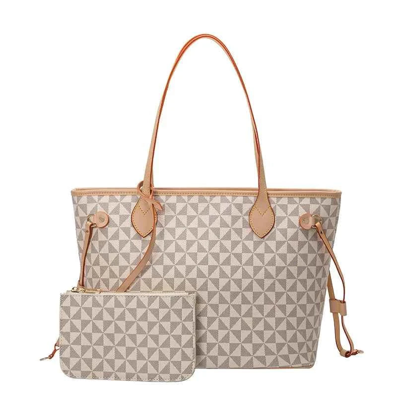Grand sac cabas femme Blanc / 32x27x16cm / Offerte-Noir / 32x27x16cm / Offerte-Café / 32x27x16cm / Offerte-ShopGET®