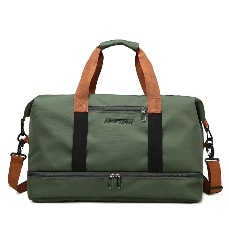 Sac weekend homme magnifique et coloré Kaki-Bleu-Gris-Noir-Vert-Rose-Jaune-Rouge-Bleu Feuille-ShopGET®