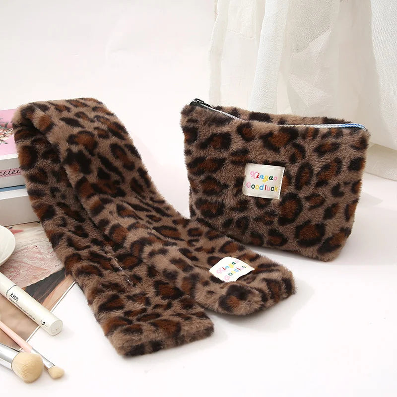 Trousse de toilette voyage léopard rose - ShopGET®