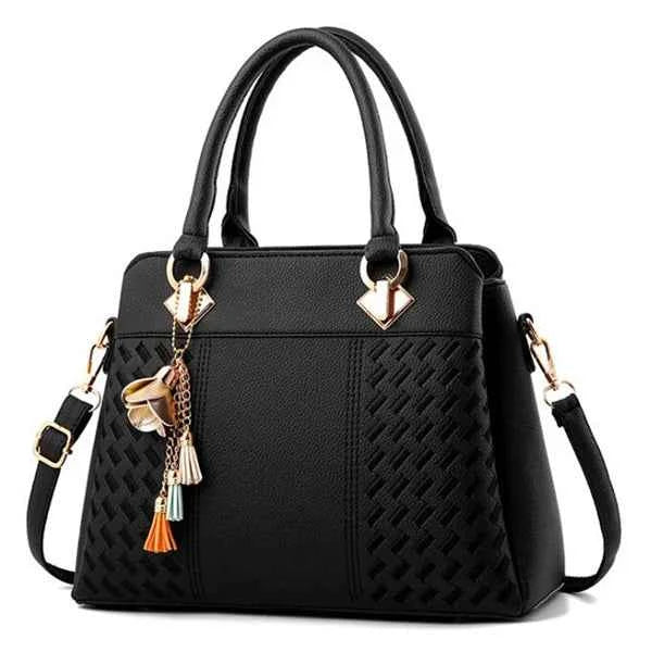 Sac cabas femme avec fermeture éclair 31x14x23cm / Gris SB-31x14x23cm / Noir A-31x14x23cm / Noir B-31x14x23cm / Bleu-31x14x23cm / Rouge-31x14x23cm / Rose-31x14x23cm / Gris-31x14x23cm / Kaki-ShopGET®