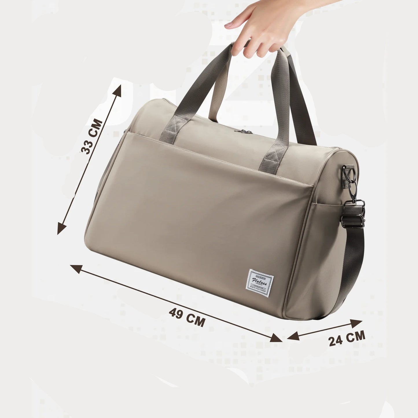 Sac weekend homme courte distance Vert-Bleu-Bleu sombre-Noir-Marron-ShopGET®