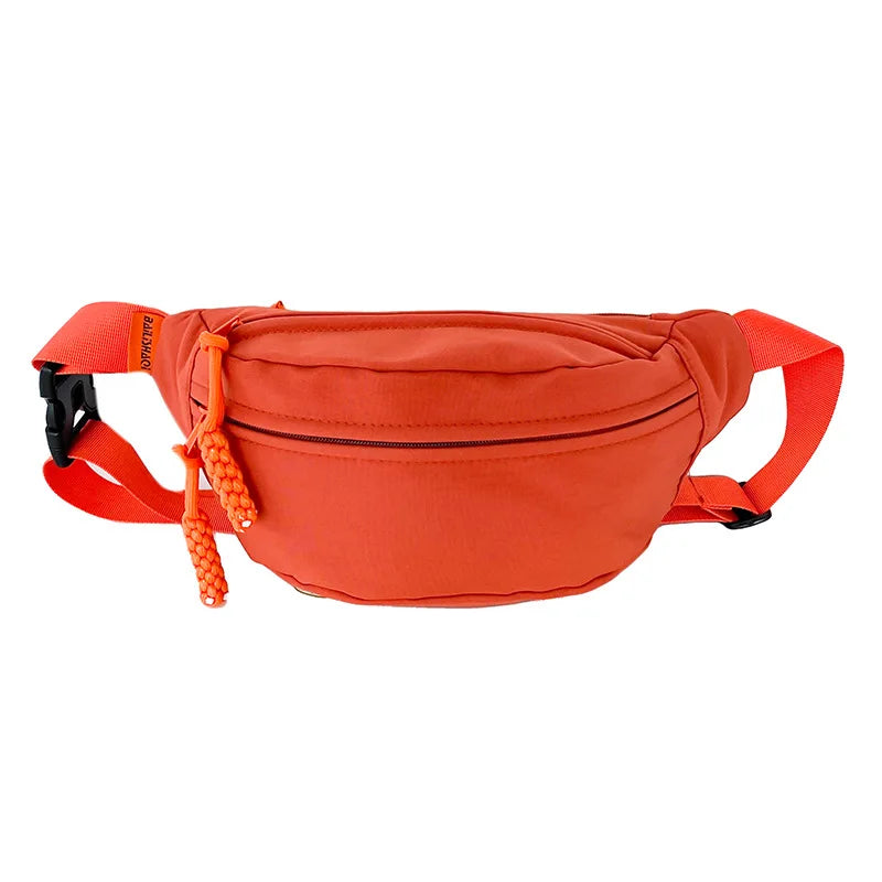 Sac banane blanc en tissu pour homme