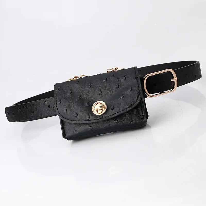 Sac banane léopard ceinture pour femme