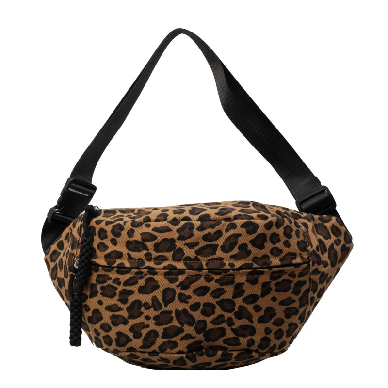 Sac banane bandoulière léopard