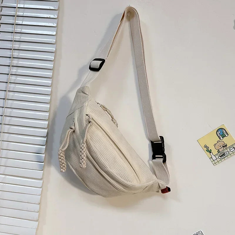 Sac banane marron pour homme