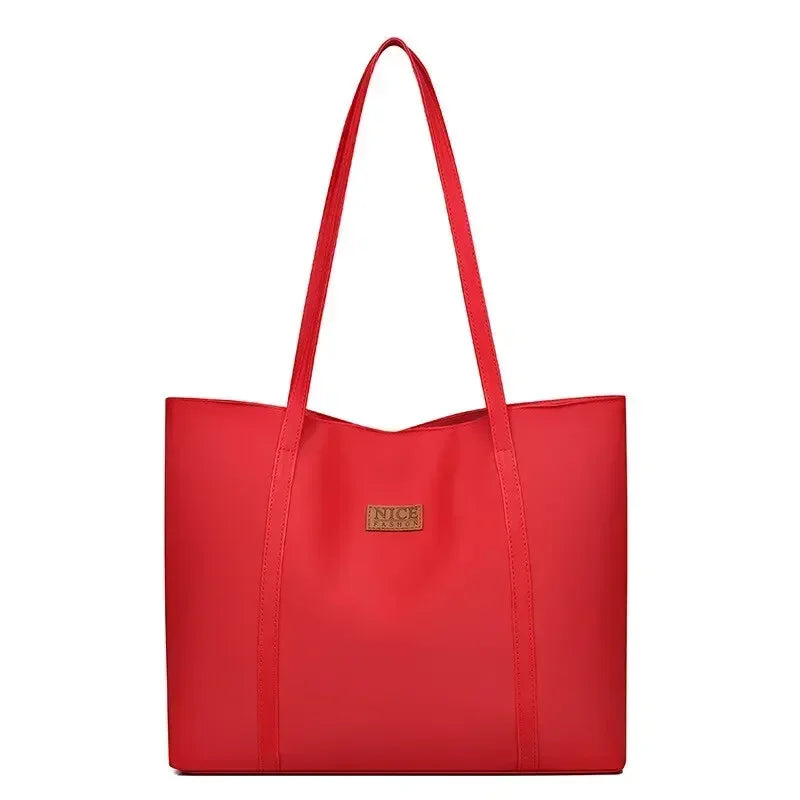 Sac cabas noir Oxford Rouge-Bleu-Gris et Blanc-Noir-ShopGET®