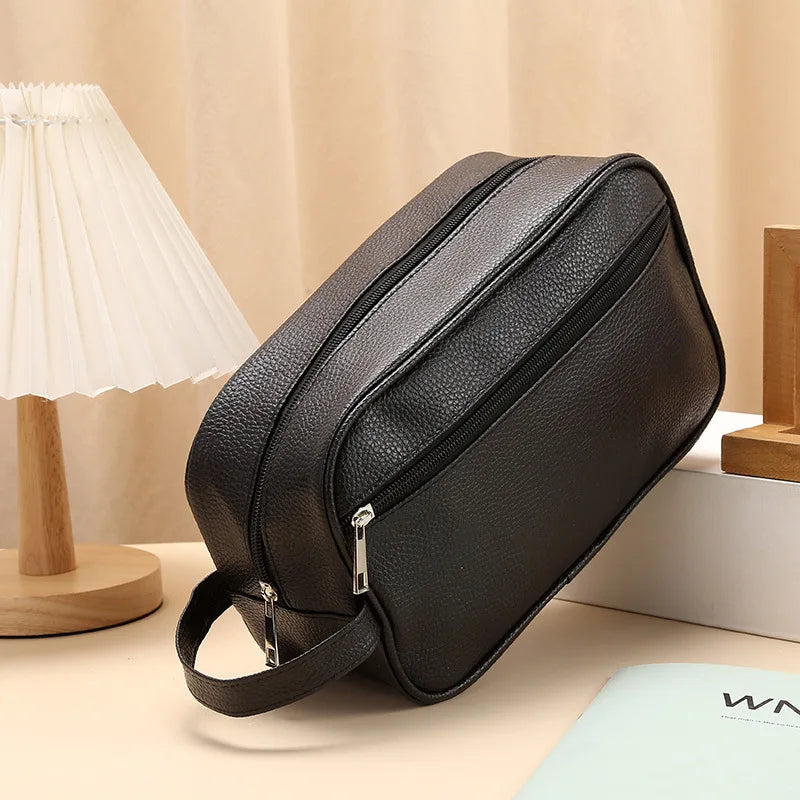 Trousse de toilette voyage en cuir - ShopGET®