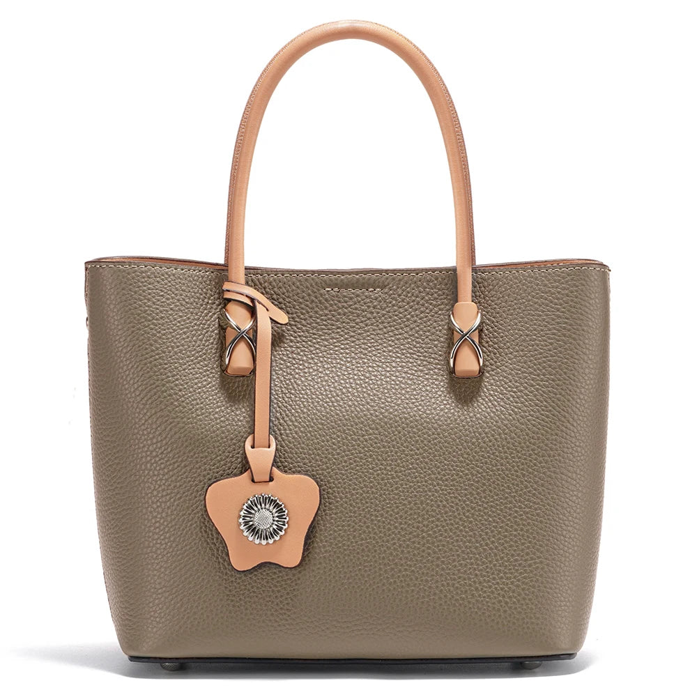 Sac cabas noir Zency Noir-Vert-Kaki-Apricot-Beige-ShopGET®
