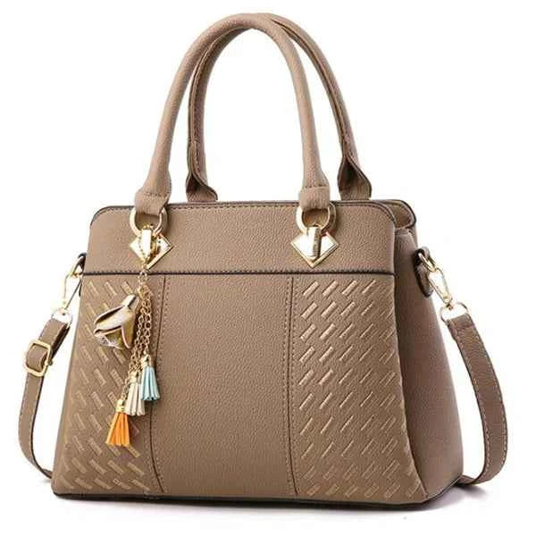 Sac cabas femme avec fermeture éclair 31x14x23cm / Gris SB-31x14x23cm / Noir A-31x14x23cm / Noir B-31x14x23cm / Bleu-31x14x23cm / Rouge-31x14x23cm / Rose-31x14x23cm / Gris-31x14x23cm / Kaki-ShopGET®