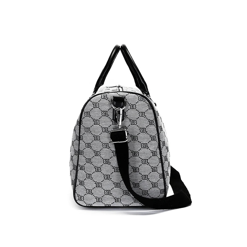 Sac weekend homme tendance Marron-Noir-ShopGET®