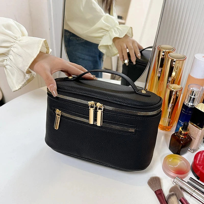 Trousse maquillage compartiment à fermeture éclair - ShopGET®