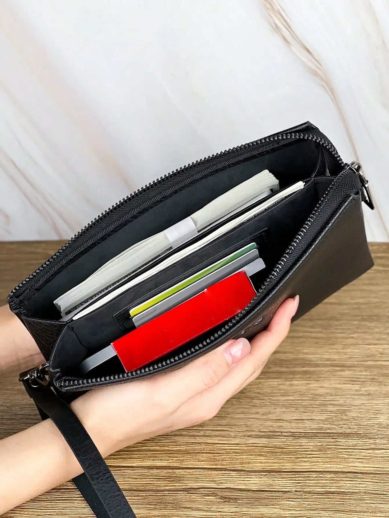 Trousse pochette femme Noir-ShopGET®