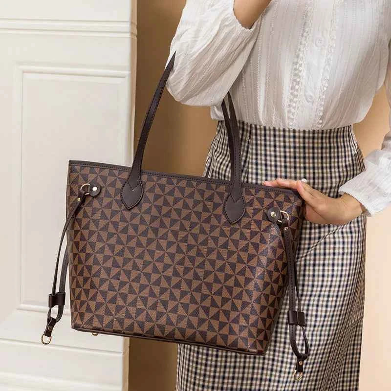 Grand sac cabas femme Blanc / 32x27x16cm / Offerte-Noir / 32x27x16cm / Offerte-Café / 32x27x16cm / Offerte-ShopGET®