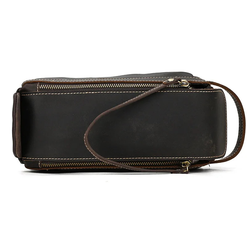 Trousse de toilette homme pas cher en cuir - ShopGET®