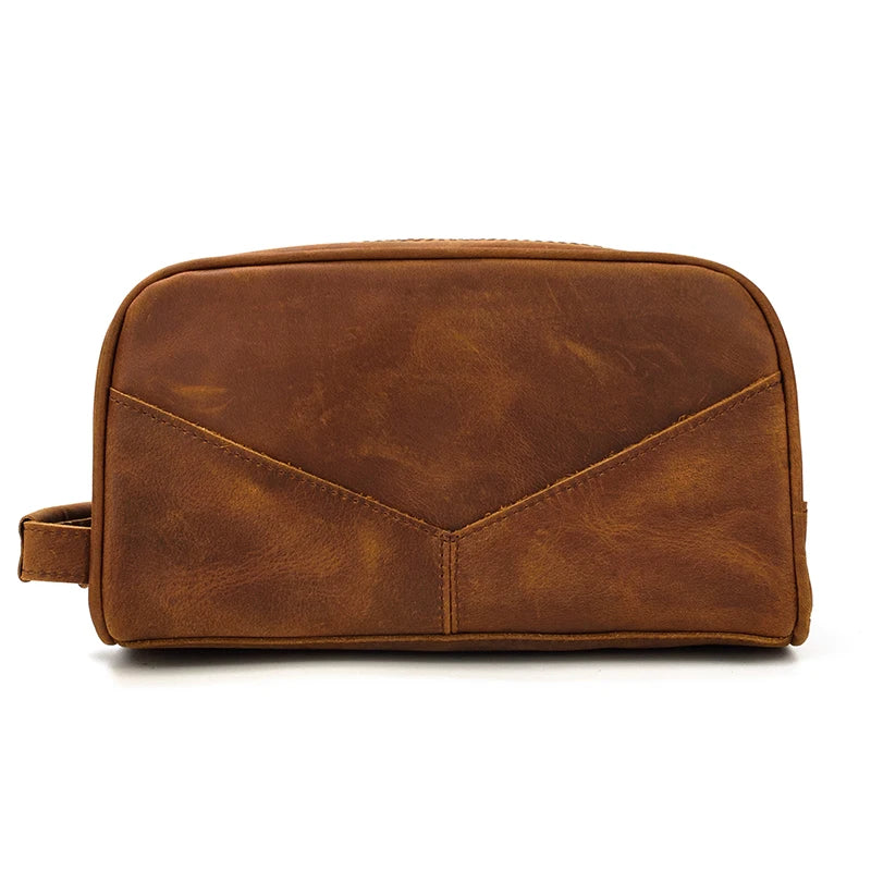Trousse de toilette homme pas cher en cuir - ShopGET®