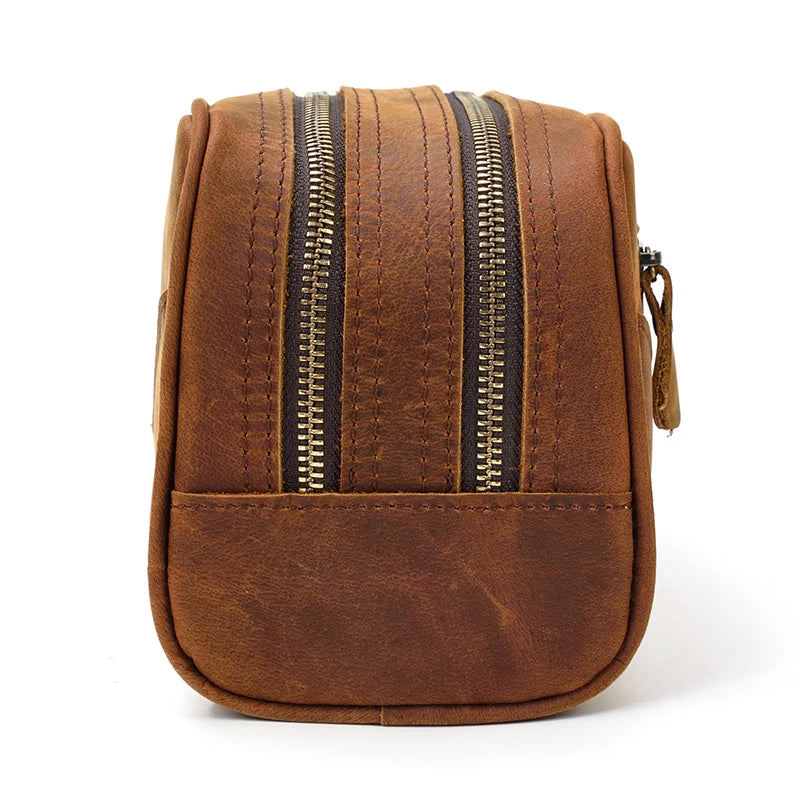 Trousse de toilette homme pas cher en cuir - ShopGET®