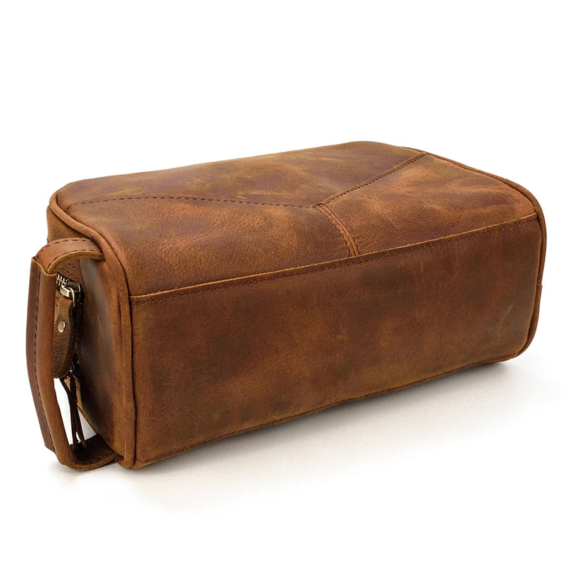 Trousse de toilette homme pas cher en cuir - ShopGET®