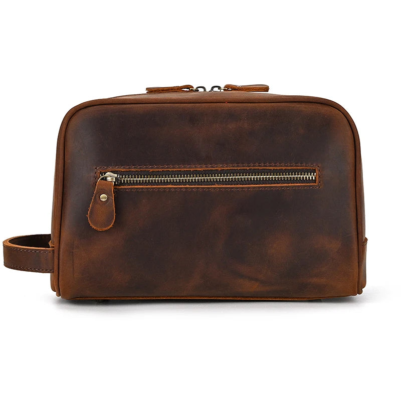 Trousse de toilette homme pas cher en cuir - ShopGET®